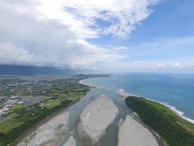 花蓮溪出海口南北兩側的防風保安林(海岸林) 